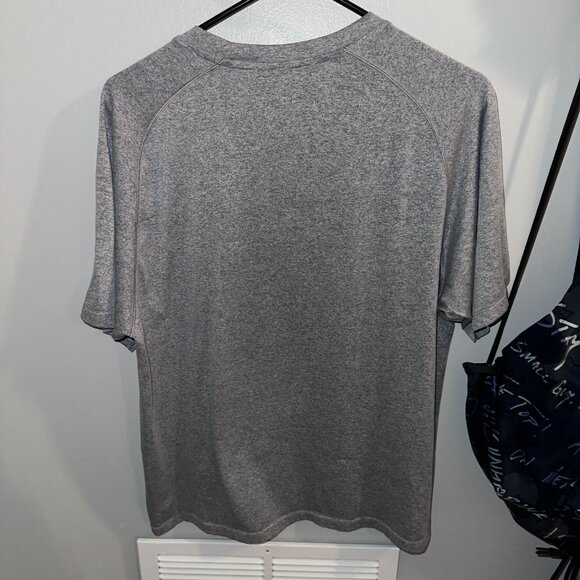 Notre Dame Irish Football - Issued Gear - Men's Medium Climalite T Shirt - Gray - Picture 5 of 6